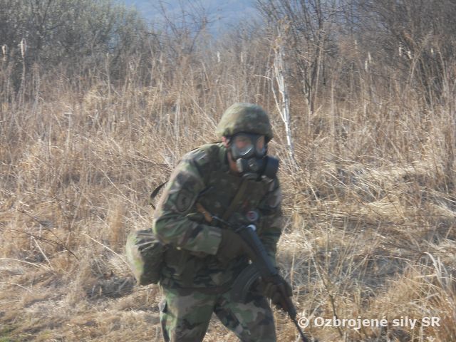 Kontrolné cvičenie ťažkej roty dekontaminácie prrchbo