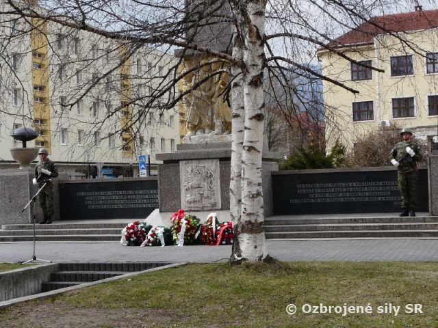 Pietny akt pri príležitosti 67. výročia oslobodenia mesta Ružomberok