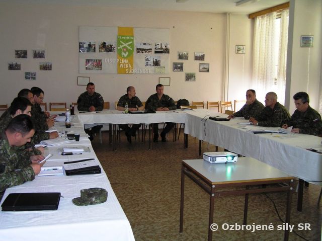 Aprílová porada v posádke Nitra