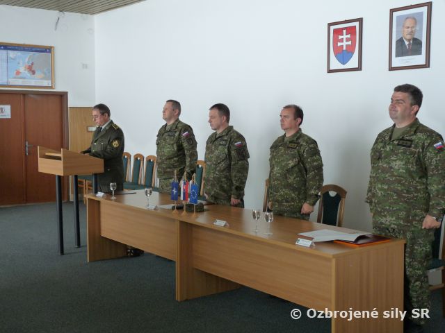 Výmena veliteľa SLPS