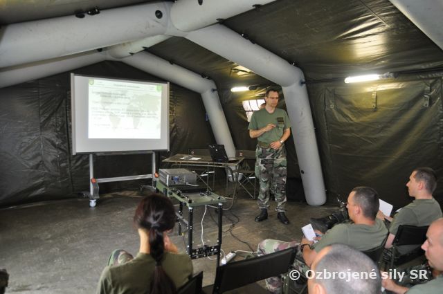 Dvojdňový samostatný štábny nácvik FORT PRIBINA 2012