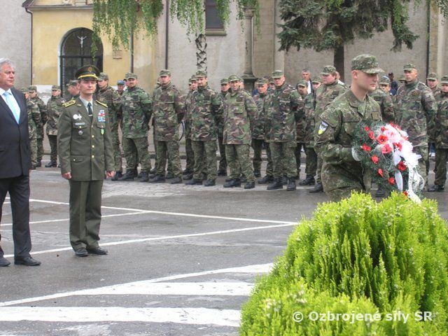Kladenie vencov pri príležitosti 67. výročia Dňa víťaztva nad fašizmom