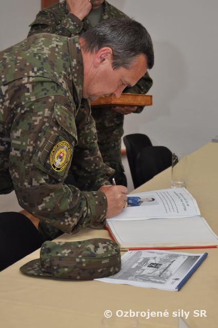 Pracovná návšteva náčelníka generálneho štábu  v priestore prlog Prešov