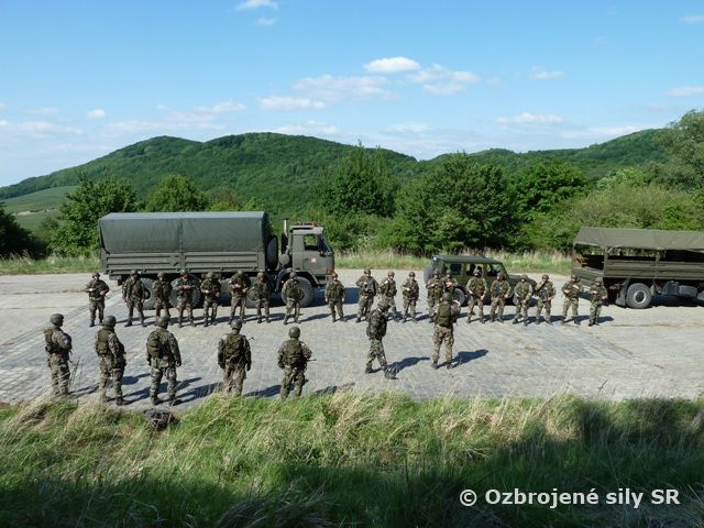 Sústredený výcvik rôt vo VVP Turecký Vrch