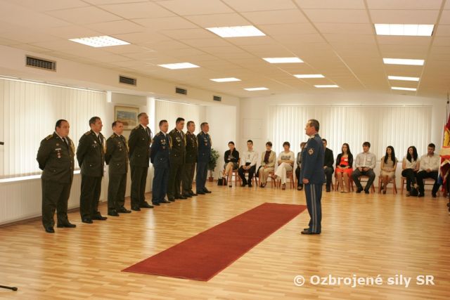 Novovymenovaní plukovníci v ozbrojených silách SR