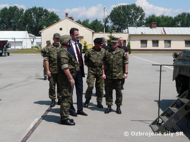 Pracovná návšteva Ministra obrany SR u shdo