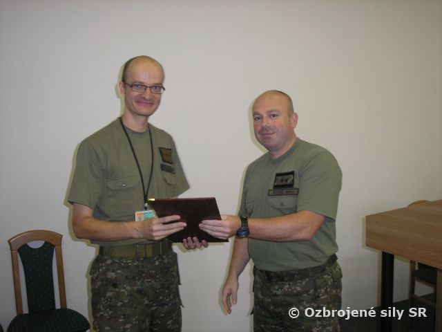 Odchod príslušníka VSLPS do zálohy