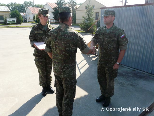 Privítanie "staronového" veliaceho poddôstojníka