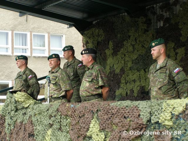 Návšteva Veliteľa Pozemných síl u 11. mechanizovaného práporu