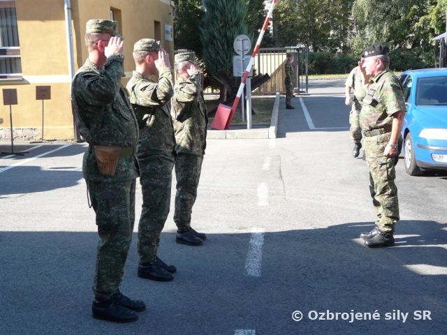 Odovzdanie a prevzatie funkcie veliteľa Pozemných síl OS SR u shdo 