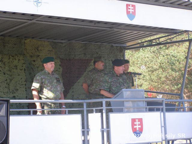 Návšteva veliteľa pozemných síl  OS SR