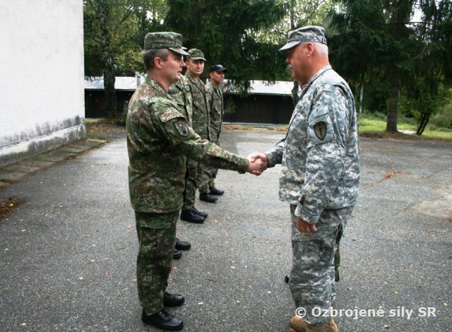 Veliteľ Národnej gardy štátu Indiana v Prápore výcviku