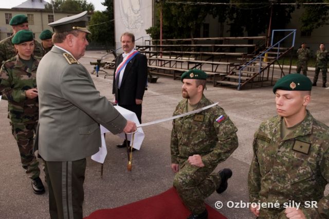 Inaugurácia rytierov delostrelectva