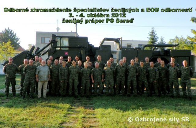 Odborné zhromaždenie špecialistov ženijných a EOD odborností