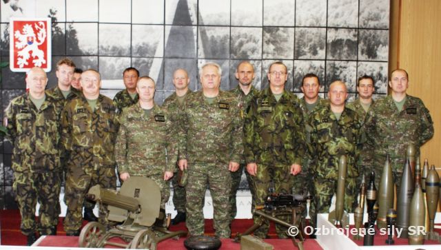 Delegácia AČR v Prápore výcviku Martin