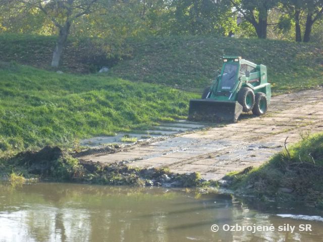 Sezóna údržba brodového prepraviska v Nitrianskej Strede