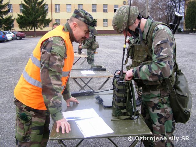 1. mechanizovaná rota preverená kontrolným cvičením