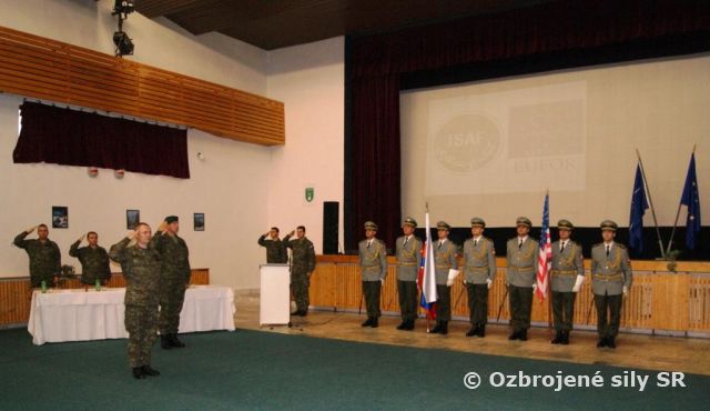 Slávnostný nástup decembrových rotácií do operácií ISAF a EUFOR ALTHEA