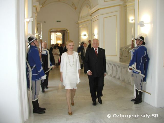 Rozlúčková návšteva prezidenta Českej republiky