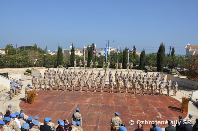 Ocenenie slovenských príslušníkov Sektoru 4 na Cypre