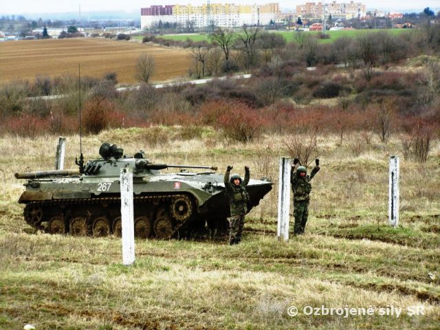 Výcvik vo vedení bojových vozidiel