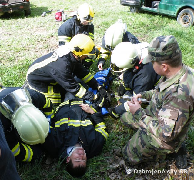 Námetové cvičenie hasičov prešovského krídla