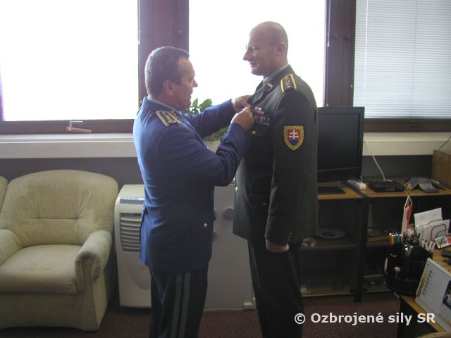 Návšteva náčelníka Generálneho štábu OS SR na Veliteľstve posádky Bratislava