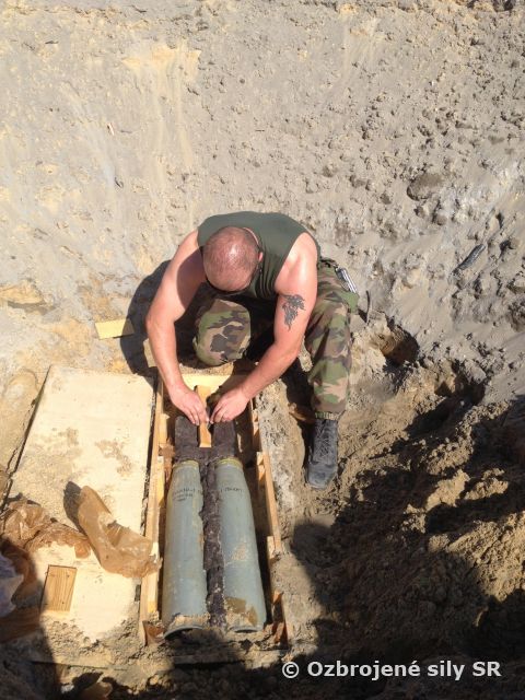 Ukončenie kurzu Vojskového pyrotechnika 2013