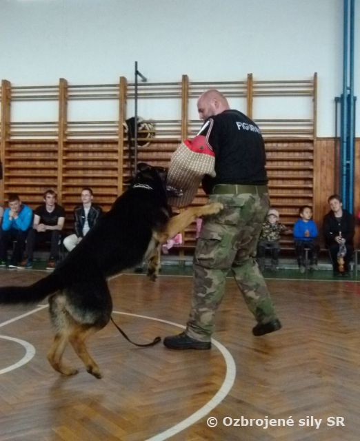 Ukážka práce vojakov