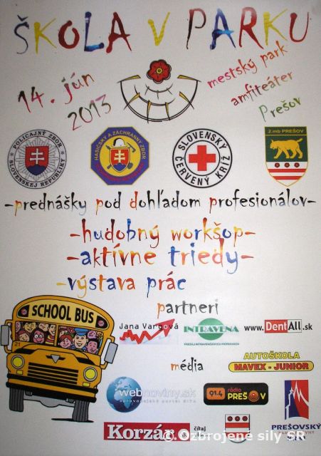 Podporili sme „Školu v parku“