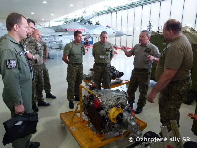 Pracovná návšteva náčelníka Generálneho štábu OS SR v zk Sliač