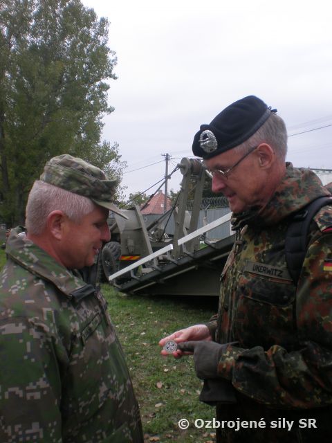 Ženijný prápor navštívili pridelenci obrany Nemecka a Holandska