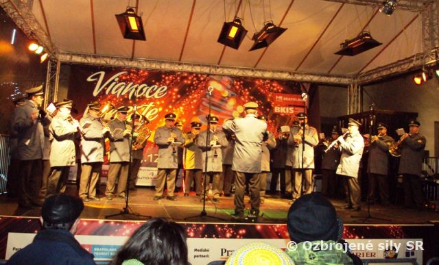 Koncert Vojenskej hudby OS SR  v rámci projektu  „Vianoce v meste“