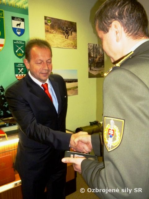 Pamätná medaila pre primátora mesta Prešov