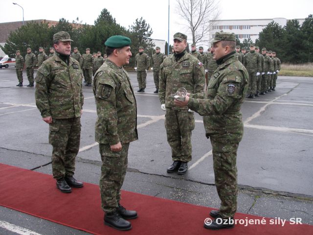 Slávnostné prevzatie funkcie  veliteľa Veliteľstva posádky Bratislava
