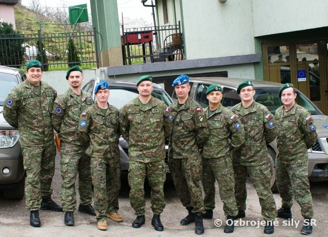 Slovensko - Poľská  výmena skúseností v operácii EUFOR ALTHEA