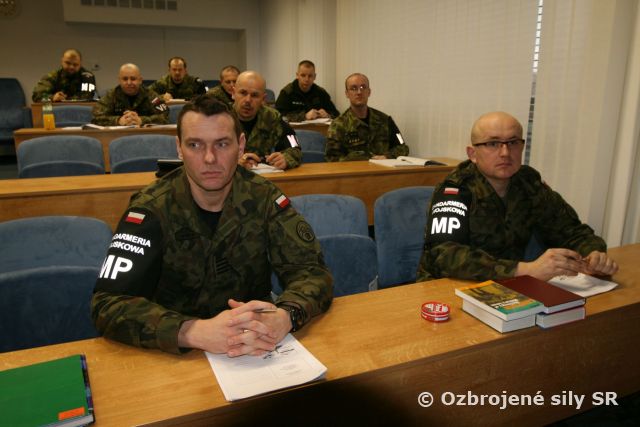 Vojenskí policajti štyroch armád sa pripravujú na Liptove