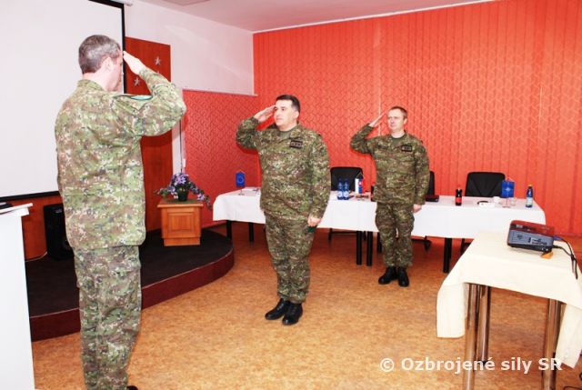 Veliteľské zhromaždenie veliteľa Práporu výcviku Martin