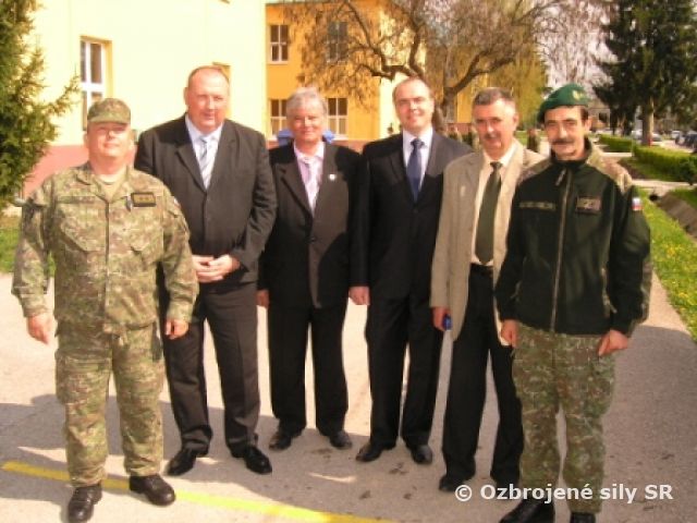 Slávnostný nástup v posádke Rožňava
