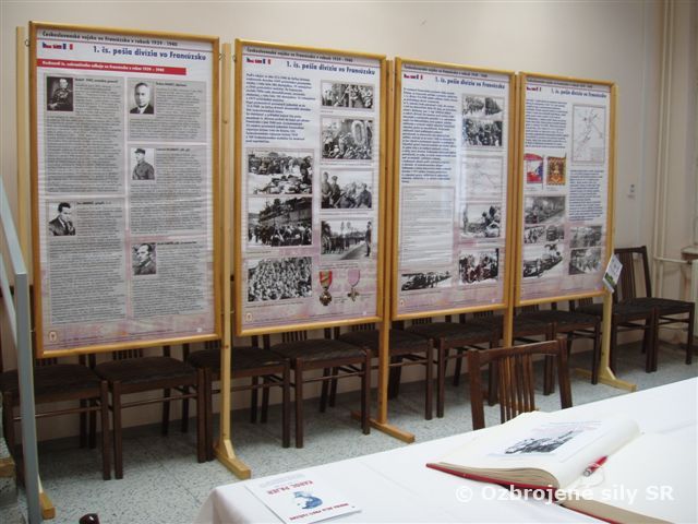 Slávnostné otvorenie výstavy "Česko-Slovenské vojsko vo Francúzsku v rokoch 1939-1940"