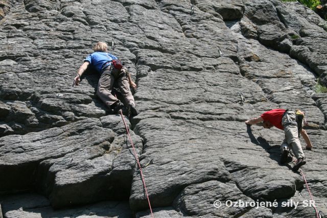 Skalné lezenie na Lešti