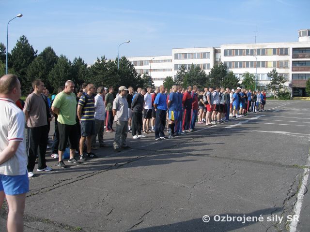 Príslušníci Veliteľstva posádky Bratislava športovali