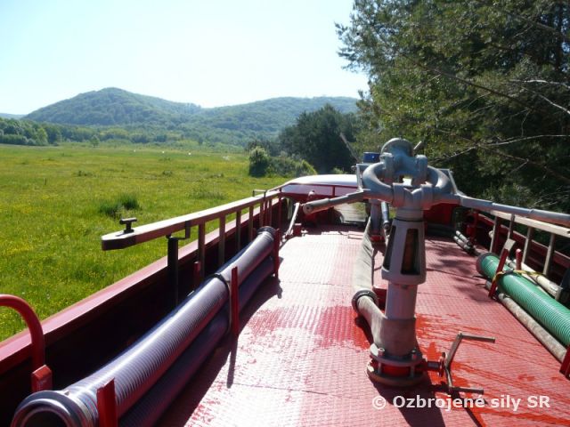 Prešovská vojenská hasičská jednotka absolvovala zdokonaľovací výcvik
