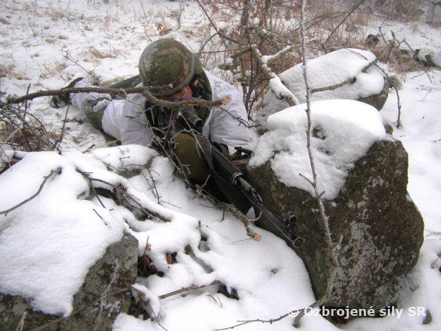Výcvik jednotky IR Althea počas vyvedenia na Lešti