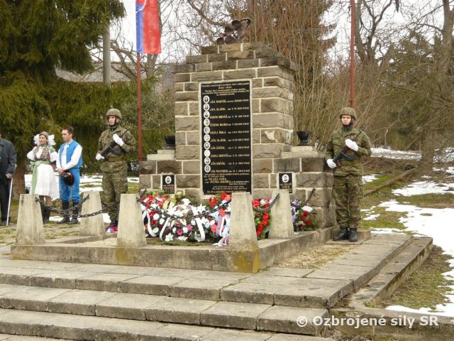 Zabezpečenie spomienkovej slávnosti pri príležitosti 70. výročia partizánskeho boja v Cetune