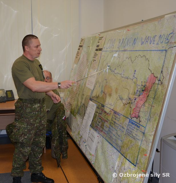 Štáb brigády sa zdokonaľuje v plánovaní logistických operácii