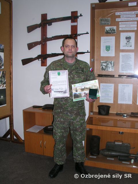 Veliaci poddôstojník 22. mpr mení pôsobisko