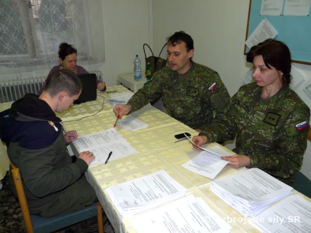 Nástup základného vojenského výcviku v Martine