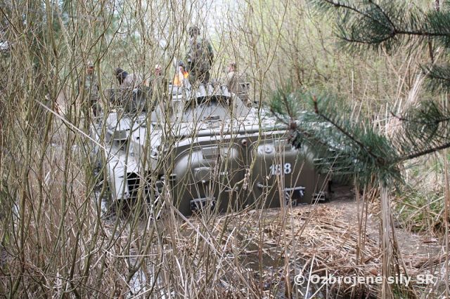 Výcvik uvoľňovacích družstiev 2. mechanizovanej brigády