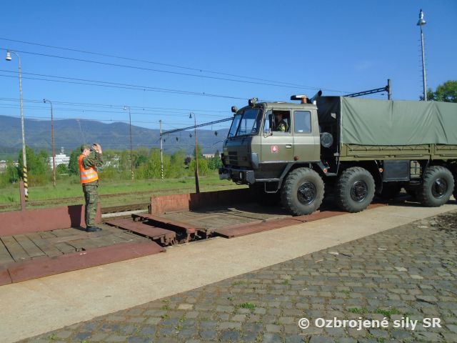 Výcvik vojsk v preprave po železnici